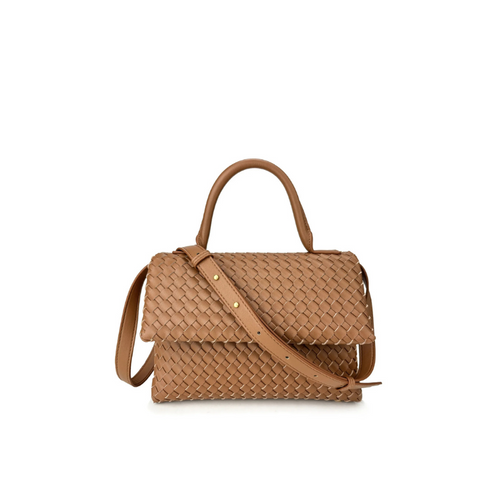 Geflochtene Tasche aus Echtleder Débora