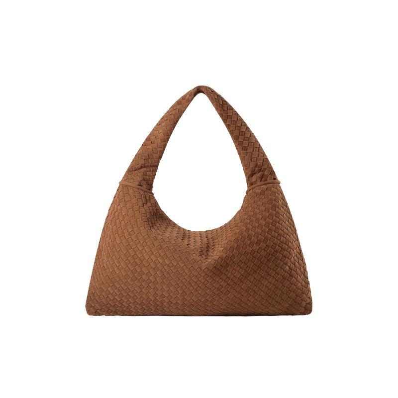 Große geflochtene Tasche aus Wildleder Tory