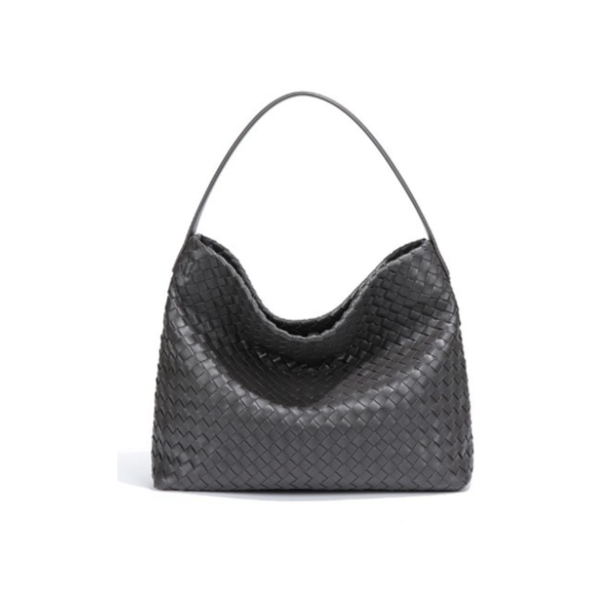 Mittelgroße geflochtene Tasche Luna