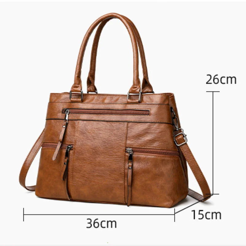 Tasche aus Echtleder - Verse