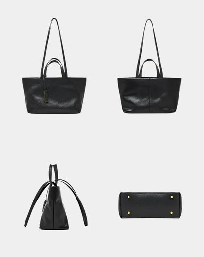 Tote-Tasche aus Echtleder Joana