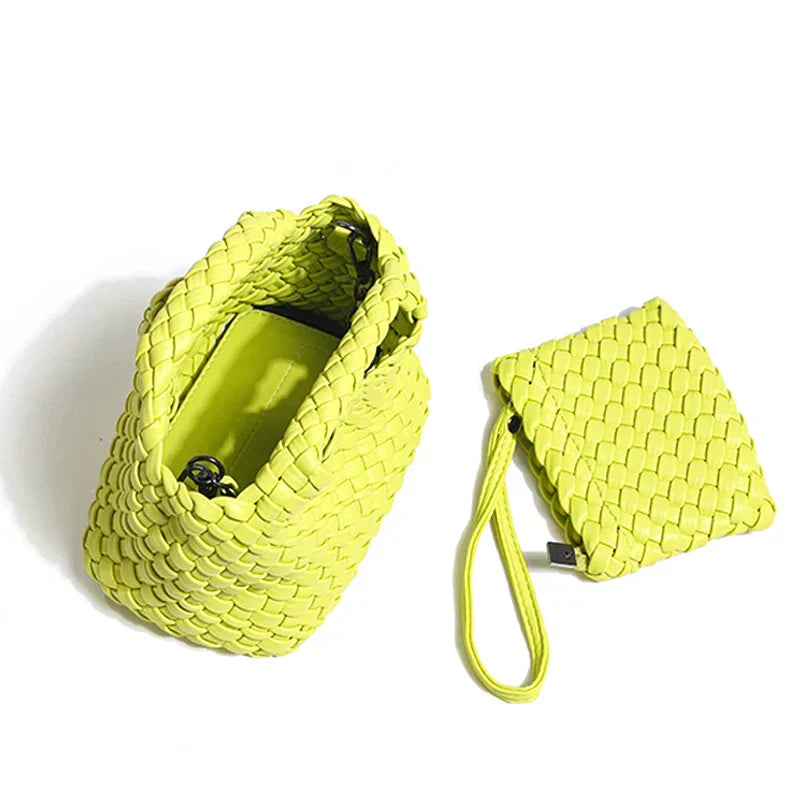 Kleine geflochtene Tasche Kátia