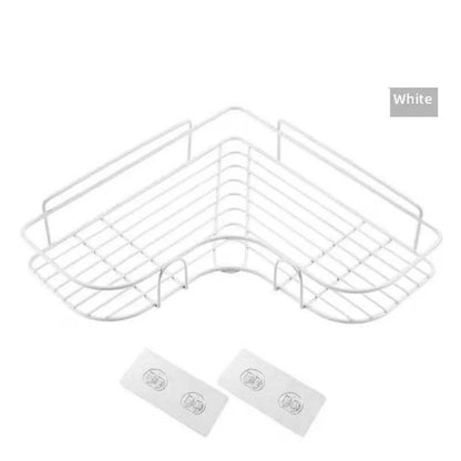 Prateleira de parede do banheiro com ventosa, suporte do champô, nenhuma perfuração, armazenamento da cozinha, acessórios do chuveiro, 1 Pc, 2Pcs