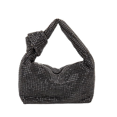 Baguette-Tasche Glanz Fabiana