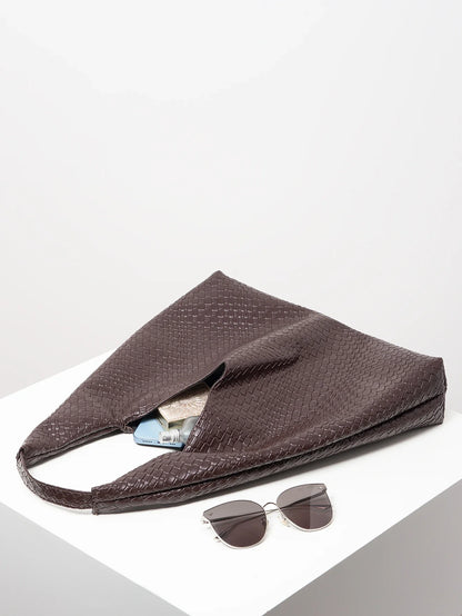 Tasche  und Geldbörse aus Echtleder - Noelle