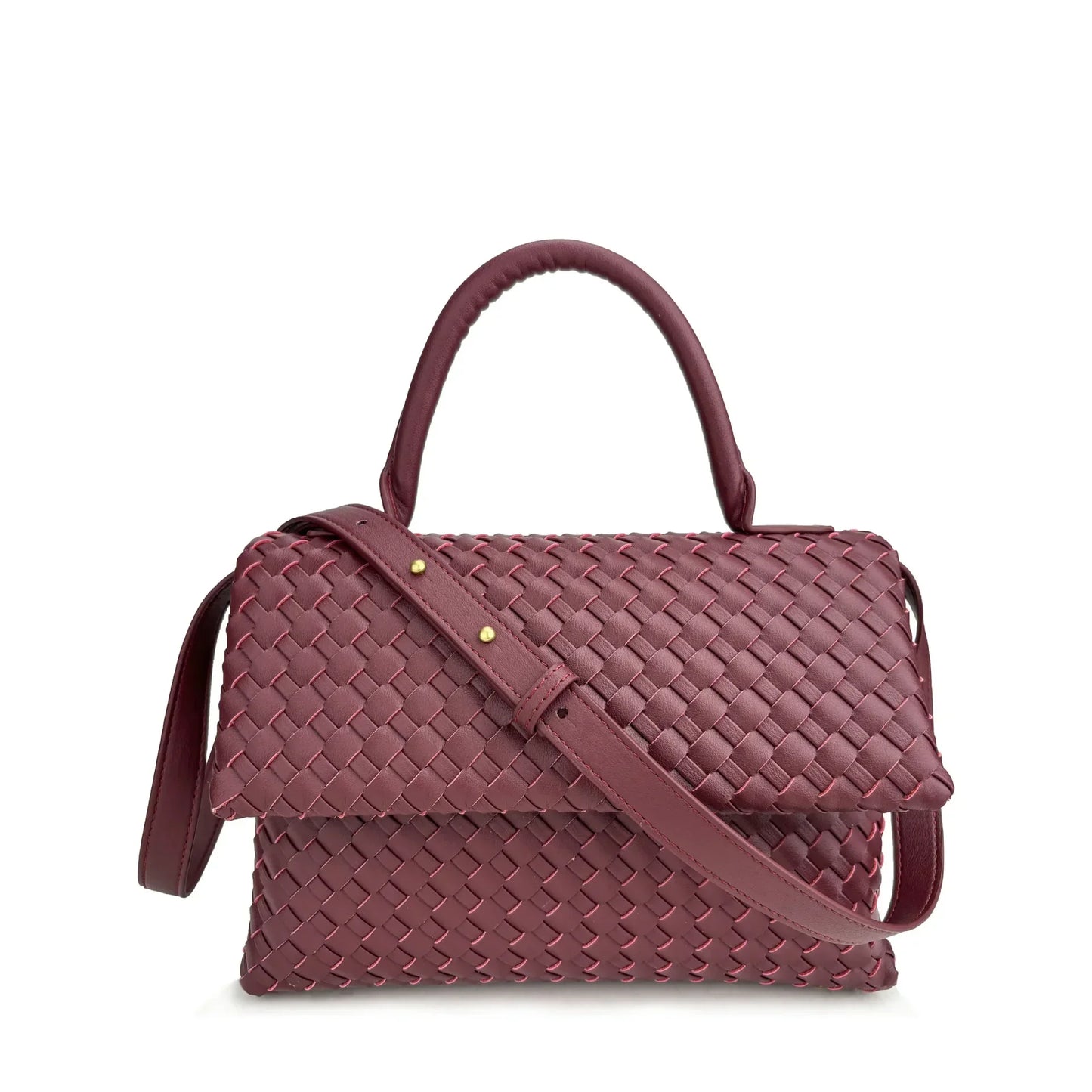 Geflochtene Tasche aus Echtleder Débora