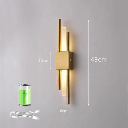 Arandela de parede LED Recarregável Moderna