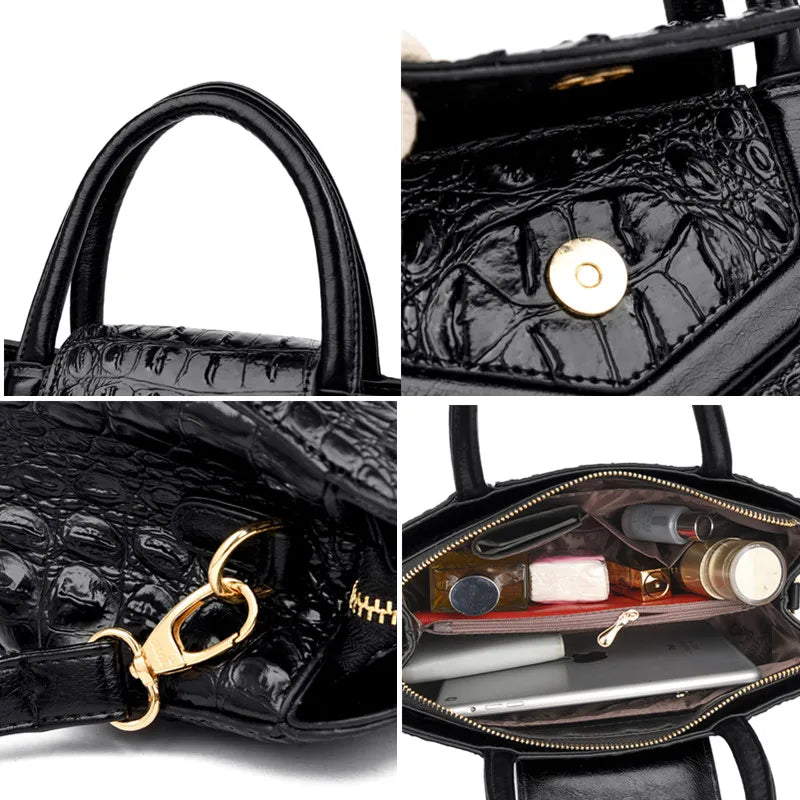 Tasche aus Echtleder - Crock