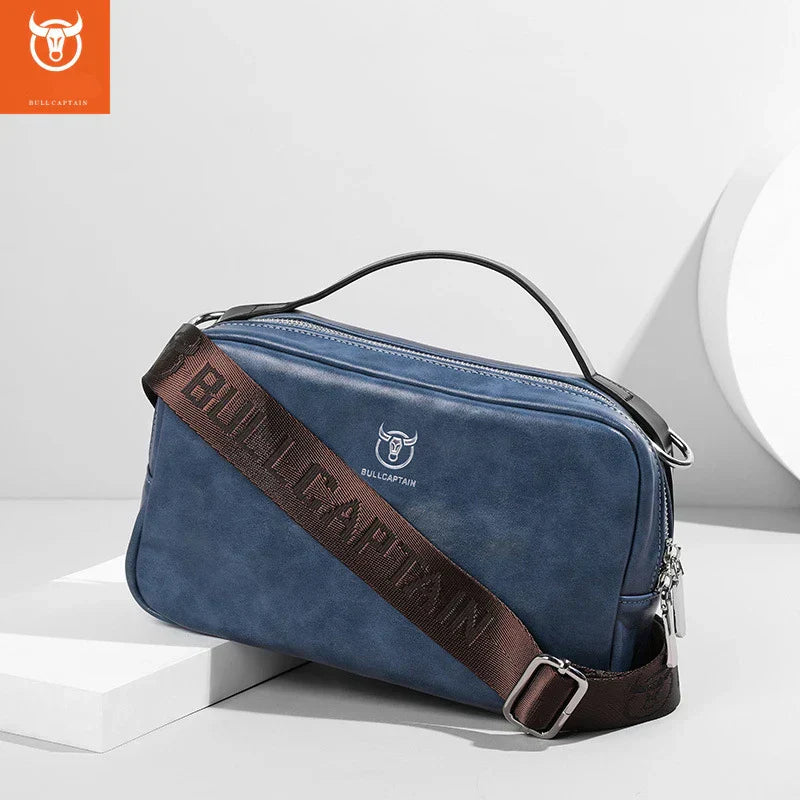 Schultertasche aus Echtleder - Fiama