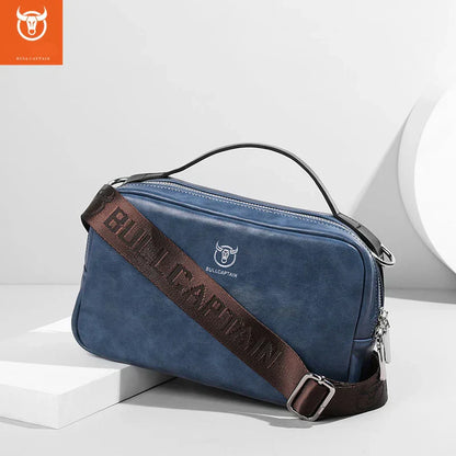 Schultertasche aus Echtleder - Fiama