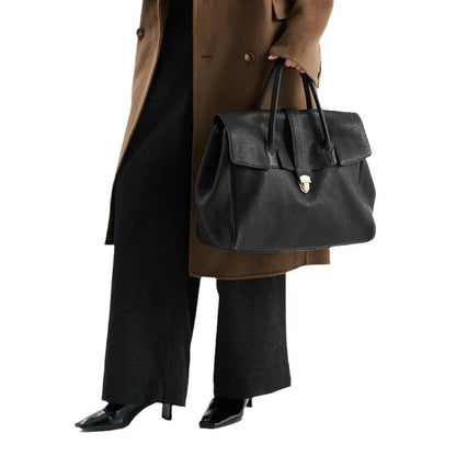 Tote-Tasche aus Echtleder Gabrielle