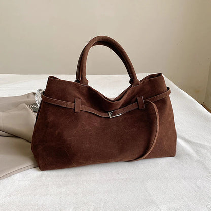 Damen-Tote-Tasche aus Wildleder - Esmé