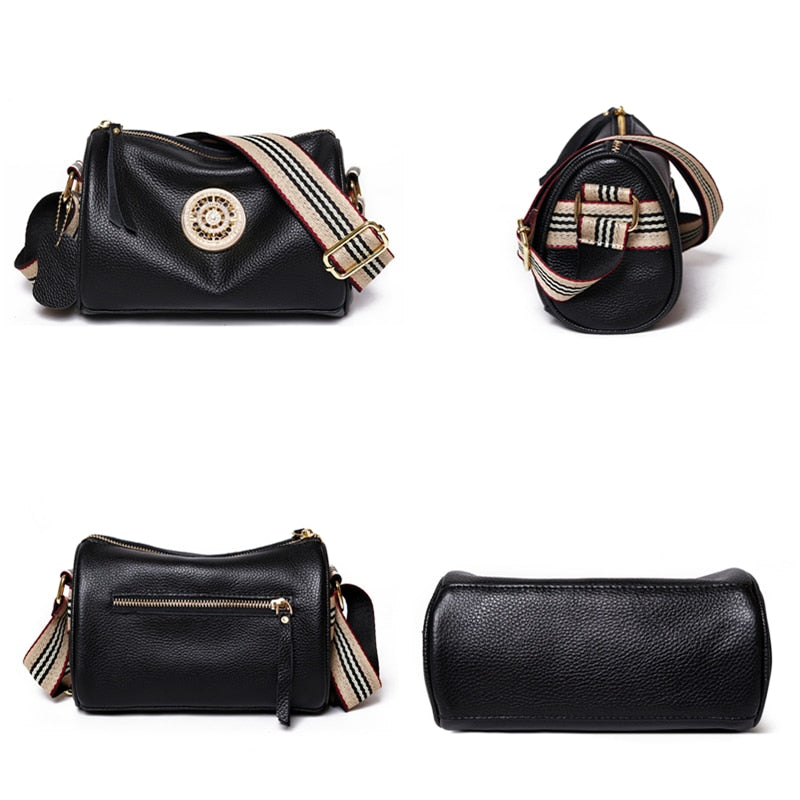 Kleine Schultertasche aus Leder - Orlane