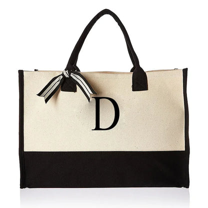 Tasche Canvas mit personalisierter Initiale