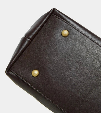 Tote-Tasche aus Echtleder Joana