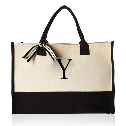 Tasche Canvas mit personalisierter Initiale