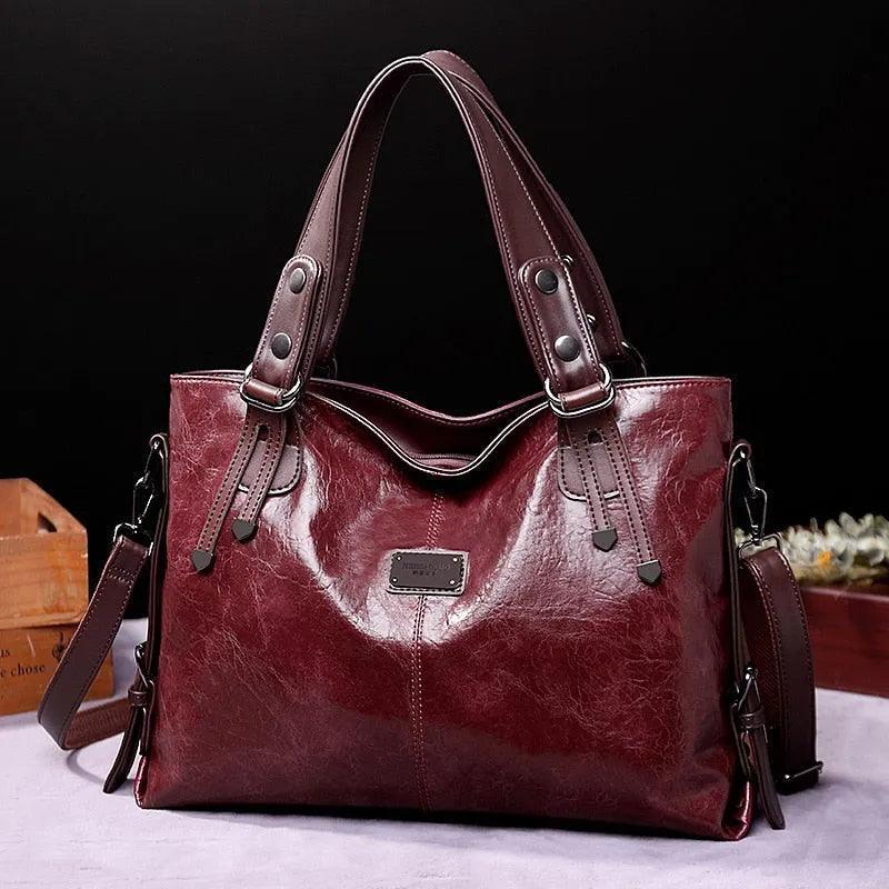 Tasche aus Echtleder - Olivia