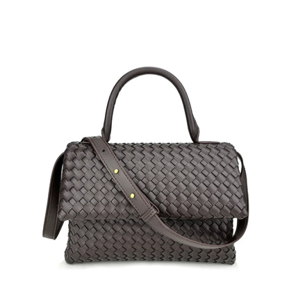 Geflochtene Tasche aus Echtleder Débora