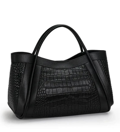 Mittlere Tasche aus Echtleder Chloe Croco