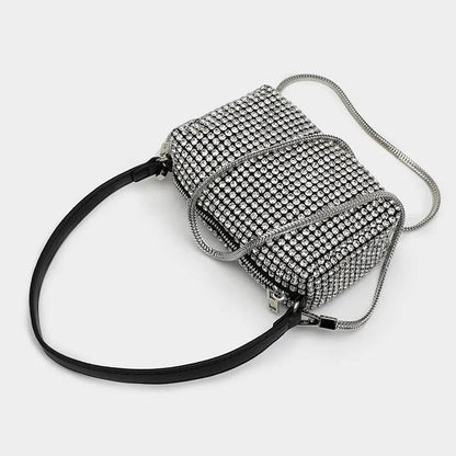Kompakte Tasche mit Strass besetzt - Luxury