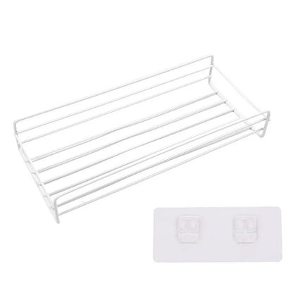 Prateleira de parede do banheiro com ventosa, suporte do champô, nenhuma perfuração, armazenamento da cozinha, acessórios do chuveiro, 1 Pc, 2Pcs