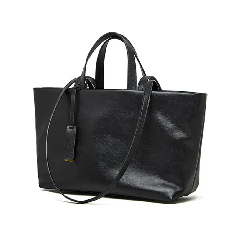 Tote-Tasche aus Echtleder Joana