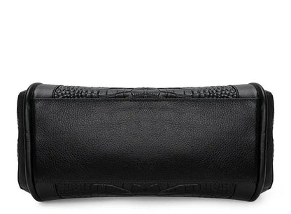 Mittlere Tasche aus Echtleder Chloe Croco