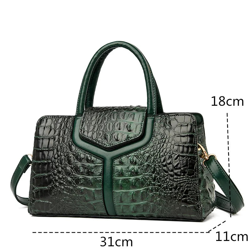 Tasche aus Echtleder - Crock