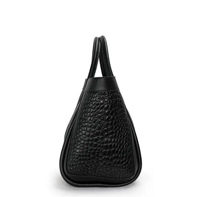 Mittlere Tasche aus Echtleder Chloe Croco