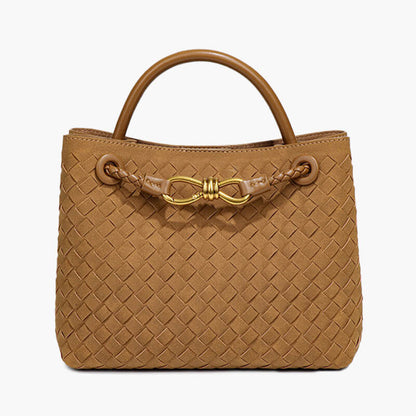 Mittelgroße Tote-Tasche aus Wildleder Jéssica