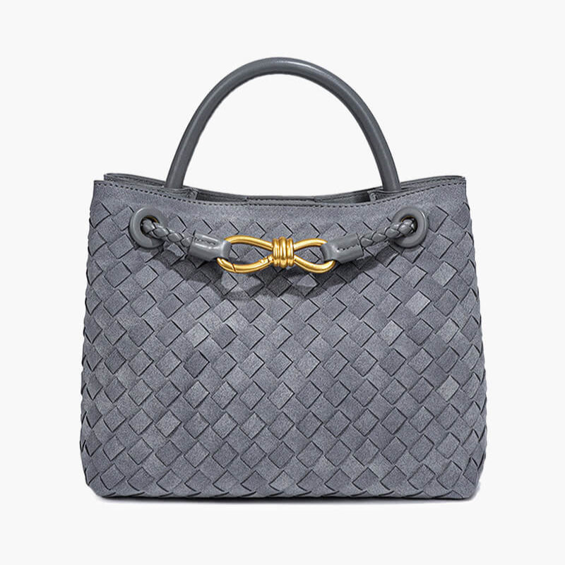 Mittelgroße Tote-Tasche aus Wildleder Jéssica