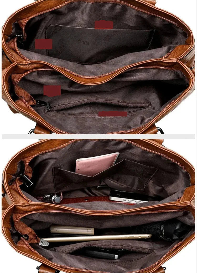 Tasche aus Echtleder - Verse