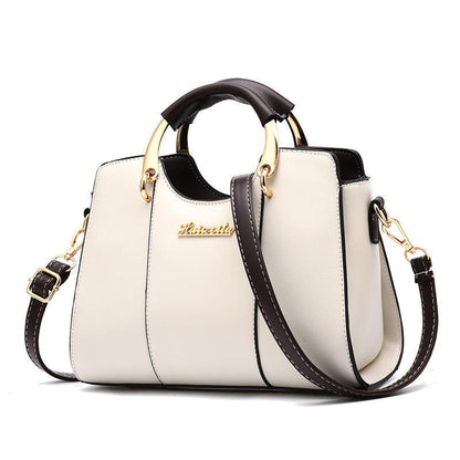 Luxuriöse Damen-Umhängetasche aus Echtleder - Atena