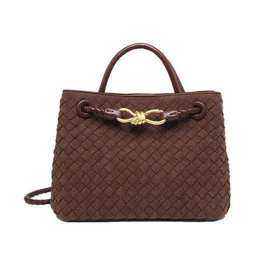Mittelgroße Tote-Tasche aus Wildleder Jéssica