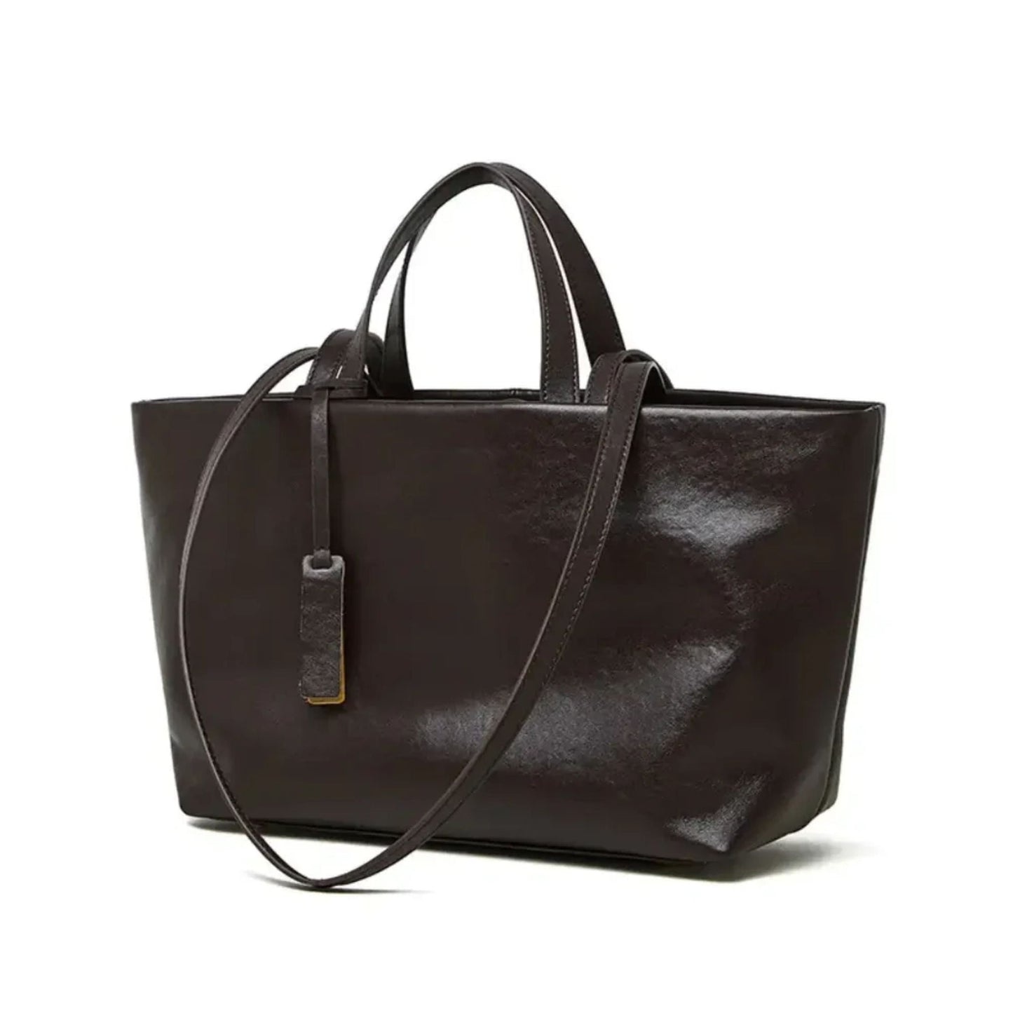Tote-Tasche aus Echtleder Joana