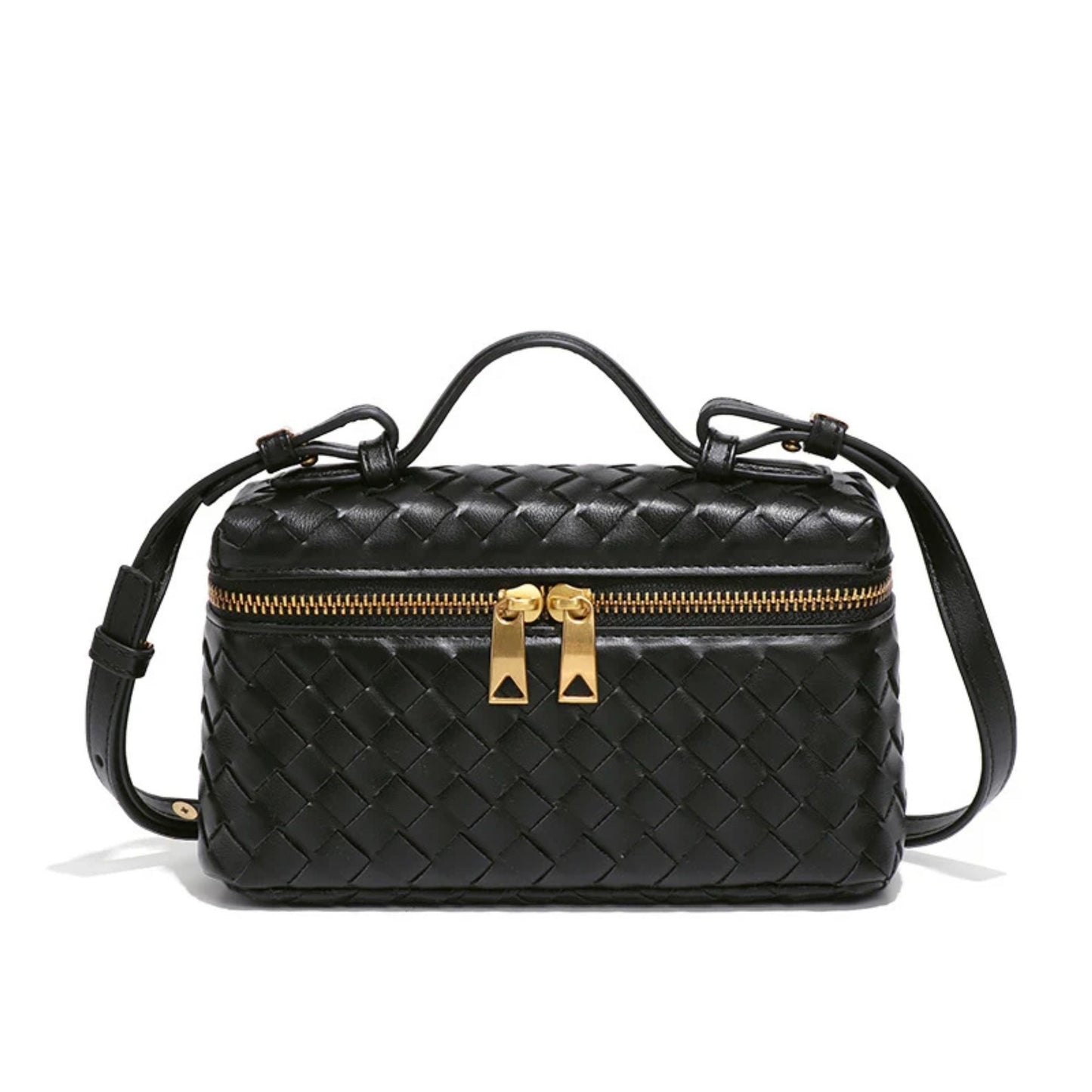 Kleine geflochtene Tote-Tasche Bellatrix