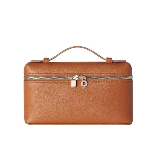 Kleine Tote-Tasche aus Echtleder Rosa