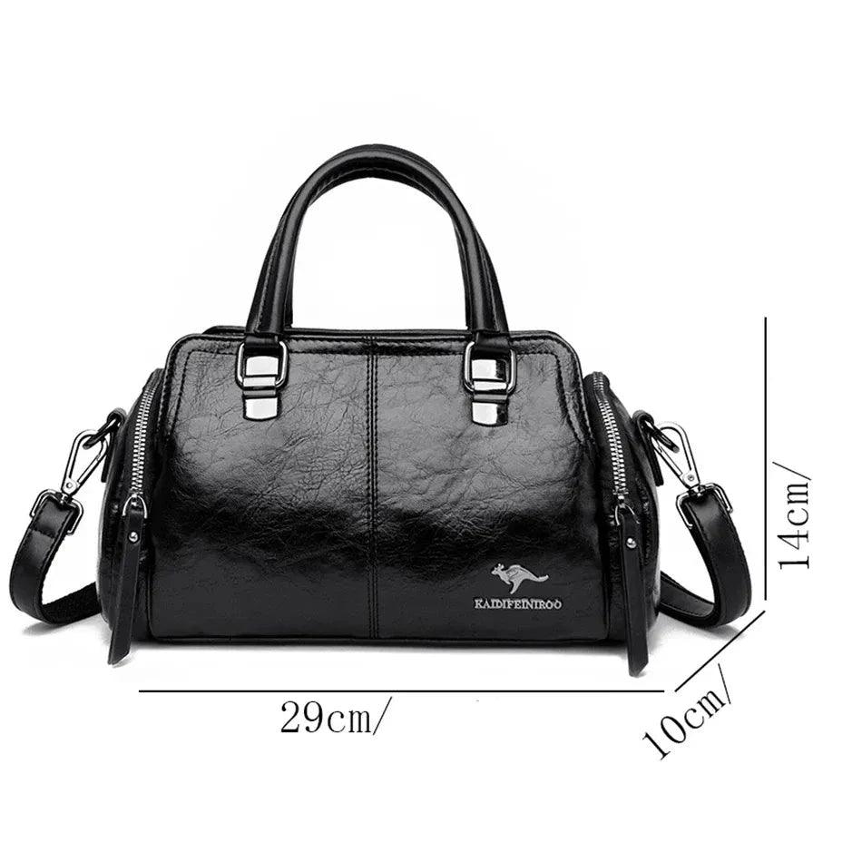 Tasche aus Echtleder - Jade