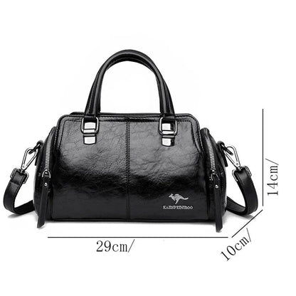 Tasche aus Echtleder - Jade