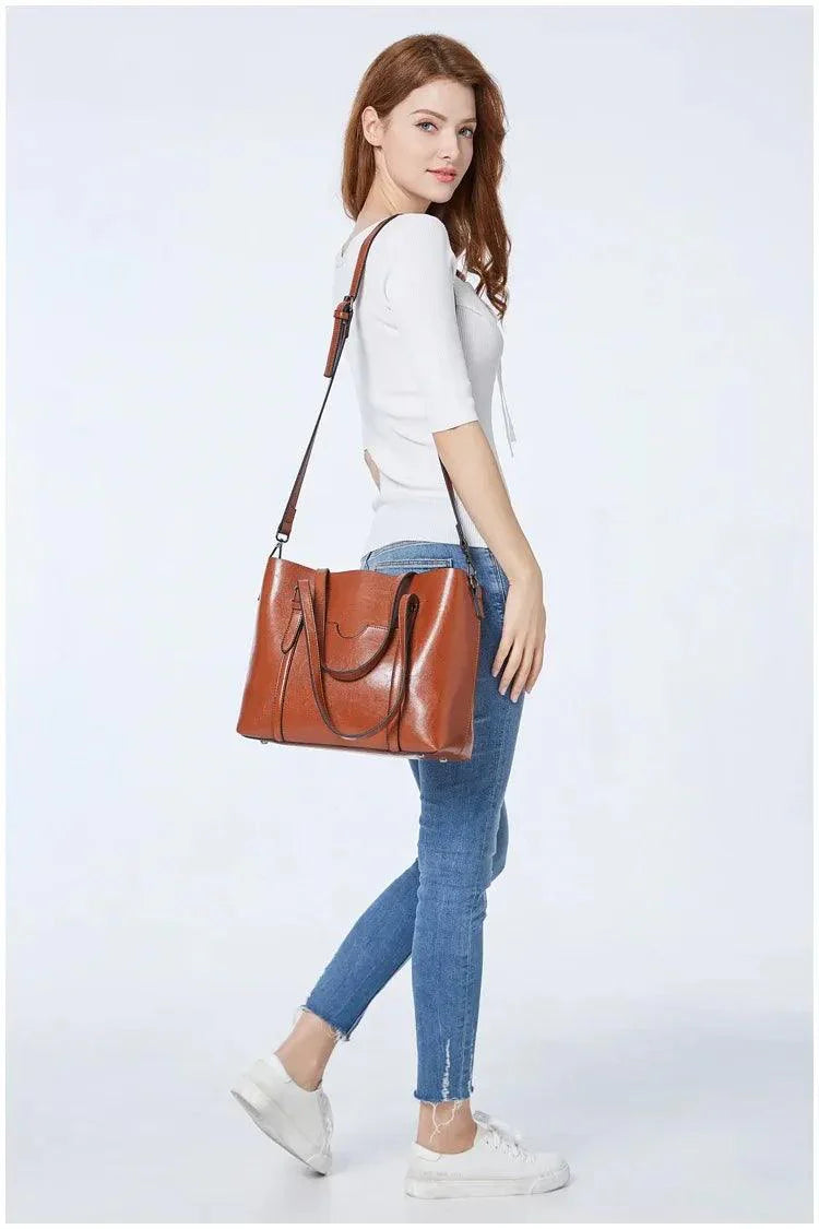 Tasche aus Echtleder- Mother