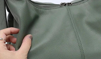 Messenger-Tasche aus Echtleder - Agatha