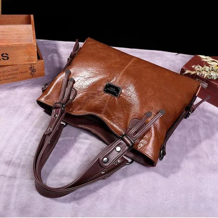 Tasche aus Echtleder - Olivia